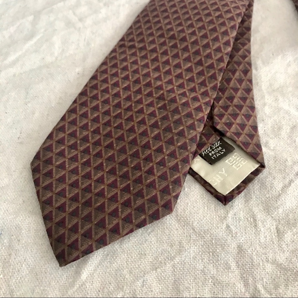 Givenchy Diamond Pattern Tie - Picture 4 of 4